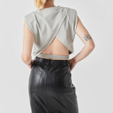 Open Back Cropped Top