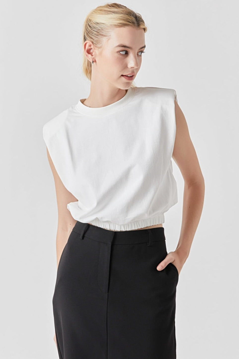 Open Back Cropped Top