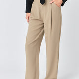 Wide Leg High Waisted Trouser