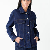 Waist Fitted Denim Jacket