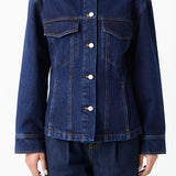 Waist Fitted Denim Jacket