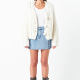 GREY LAB - Thick Knit Sweater Cardigan - SWEATERS & KNITS available at Objectrare