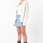 GREY LAB - Thick Knit Sweater Cardigan - SWEATERS & KNITS available at Objectrare