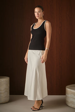 Linen Maxi Skirt