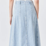 Denim Maxi Skirt