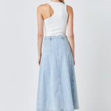Denim Maxi Skirt