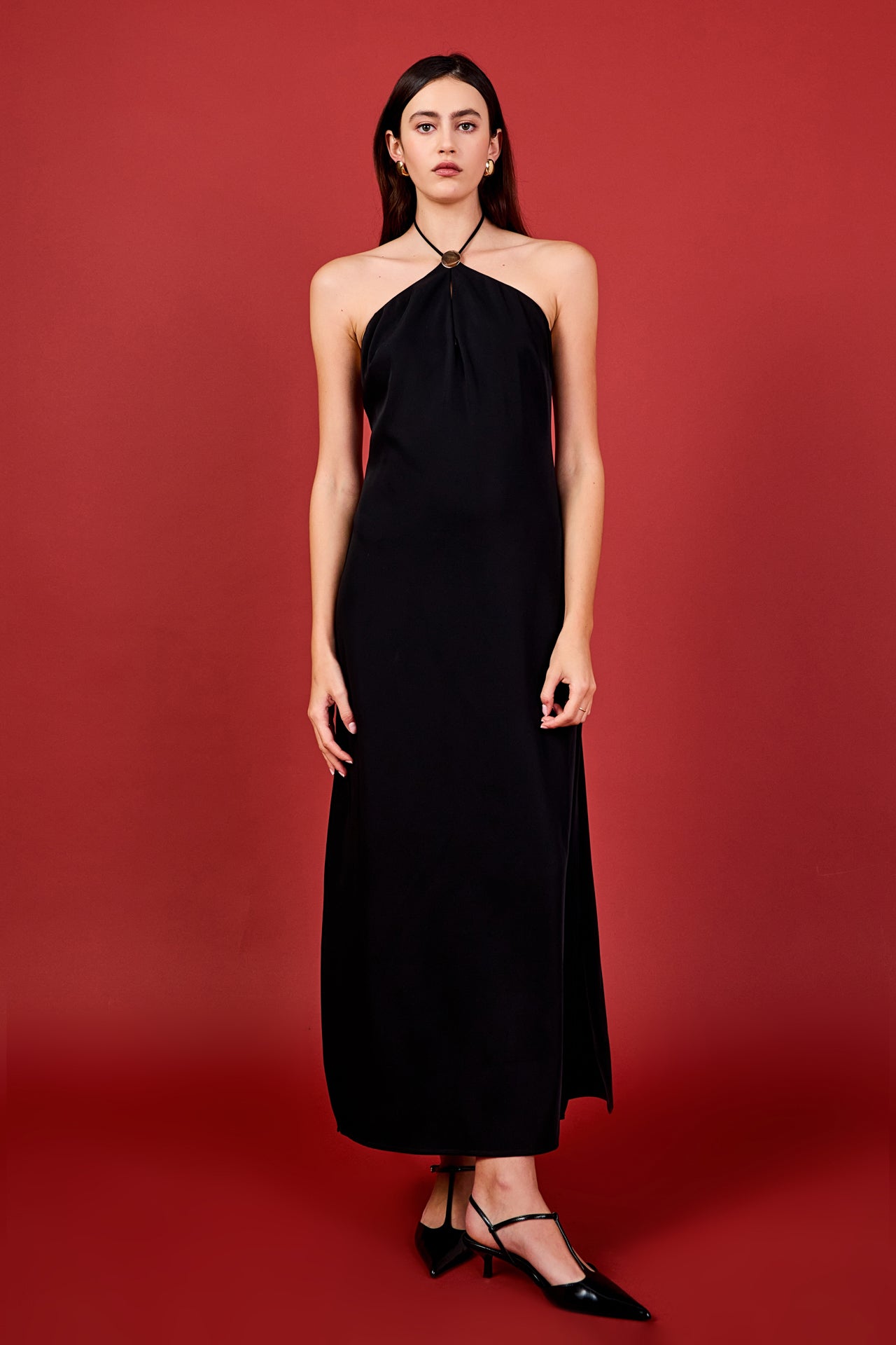 Halter Neck Maxi Dress Halter Neck Maxi Dress