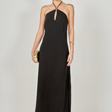 Halter Neck Maxi Dress