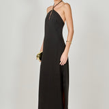 Halter Neck Maxi Dress