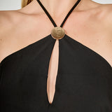 Halter Neck Maxi Dress