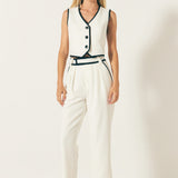 Trousers with Binding Detail