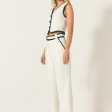 Trousers with Binding Detail