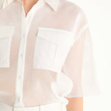 Mesh Net Top with Pockets