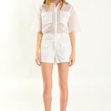 Mesh Net Top with Pockets