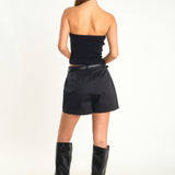High-Waisted Shorts with Pockets