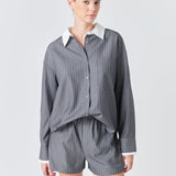 Oversized Pinstripe Shirt