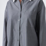 Oversized Pinstripe Shirt