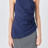 One Shoulder Ruched Top