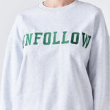 Letter Patch Sweatshirt