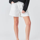 Pinstriped Shorts
