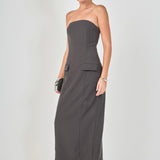 Strapless Column Maxi Dress