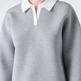 Collared Sweatshirt