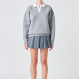 Collared Sweatshirt