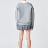 Collared Sweatshirt