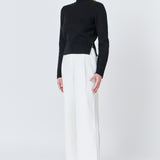 Wide Leg High Waisted Trouser