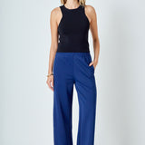 Track Pants with Piping