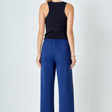 Track Pants with Piping