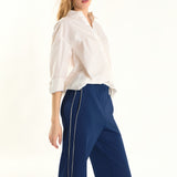 Track Pants with Piping