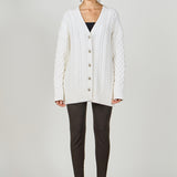 Oversized Cable Knit Cardigan