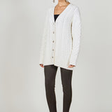 Oversized Cable Knit Cardigan