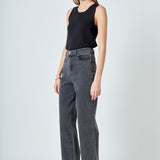 Wide Leg High Waisted Jeans