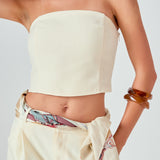 Ashton Linen Tube Top