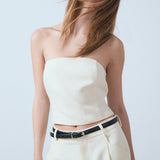 Ashton Linen Tube Top