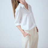 Ashton High Waisted Pleated Linen Pants