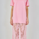 pink lace shirt dress Buy Pink N. Premium Short Sleeve Midi Lace Occasion Shirt Dress from Next USA