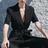 Brynn Single Breasted Short Sleeve Blazer
