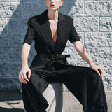 Brynn Single Breasted Short Sleeve Blazer
