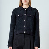 Collared Button Up Cardigan
