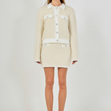 Collared Button Up Cardigan