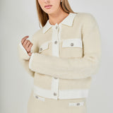 Collared Button Up Cardigan