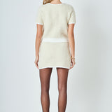 Knit Mini Skirt