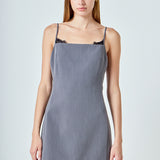 Josephine Lace Trim Mini Dress