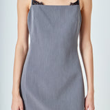 Josephine Lace Trim Mini Dress