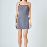 Josephine Lace Trim Mini Dress