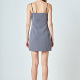 Josephine Lace Trim Mini Dress