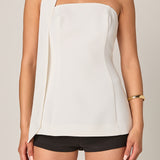 Kaitlyn A-Line Choker Tie Top